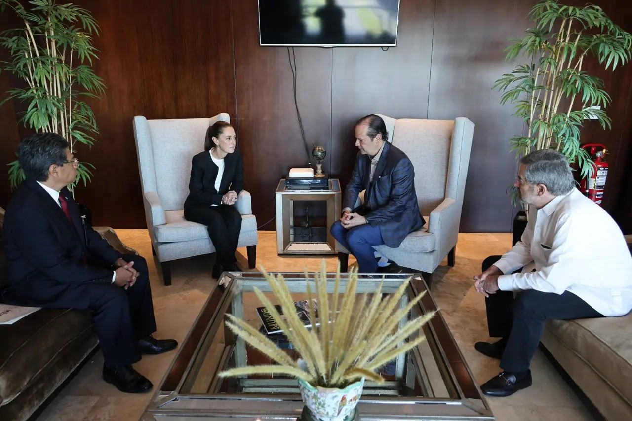 Se reune Claudia Sheinbaum con canciller de Panamá previo al G20