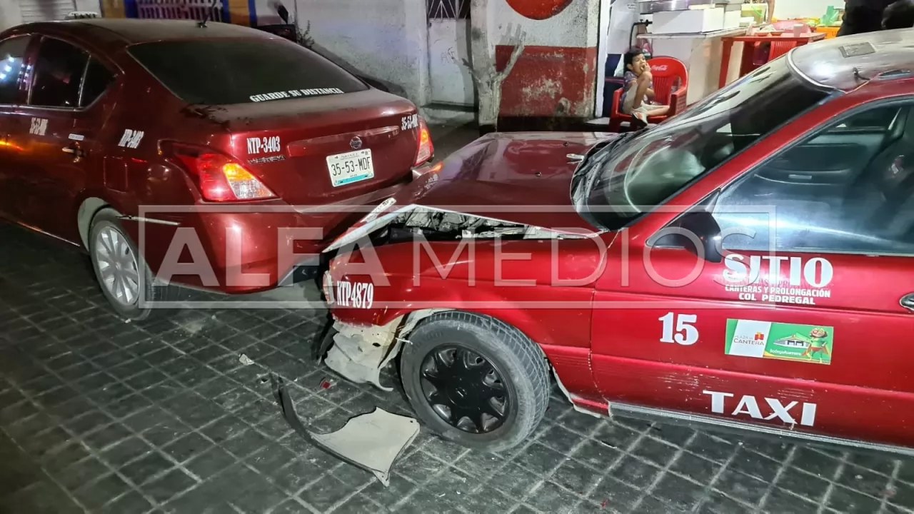 Ebrio provoca accidente dejando dos lesionadas