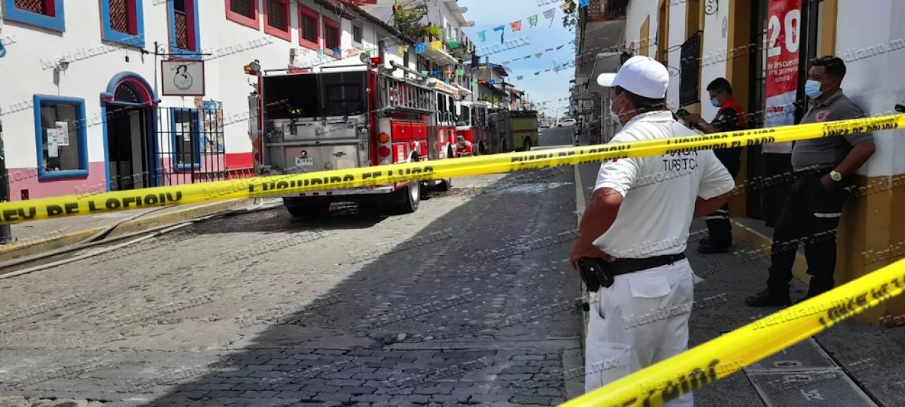 ¡se incendió restaurante!