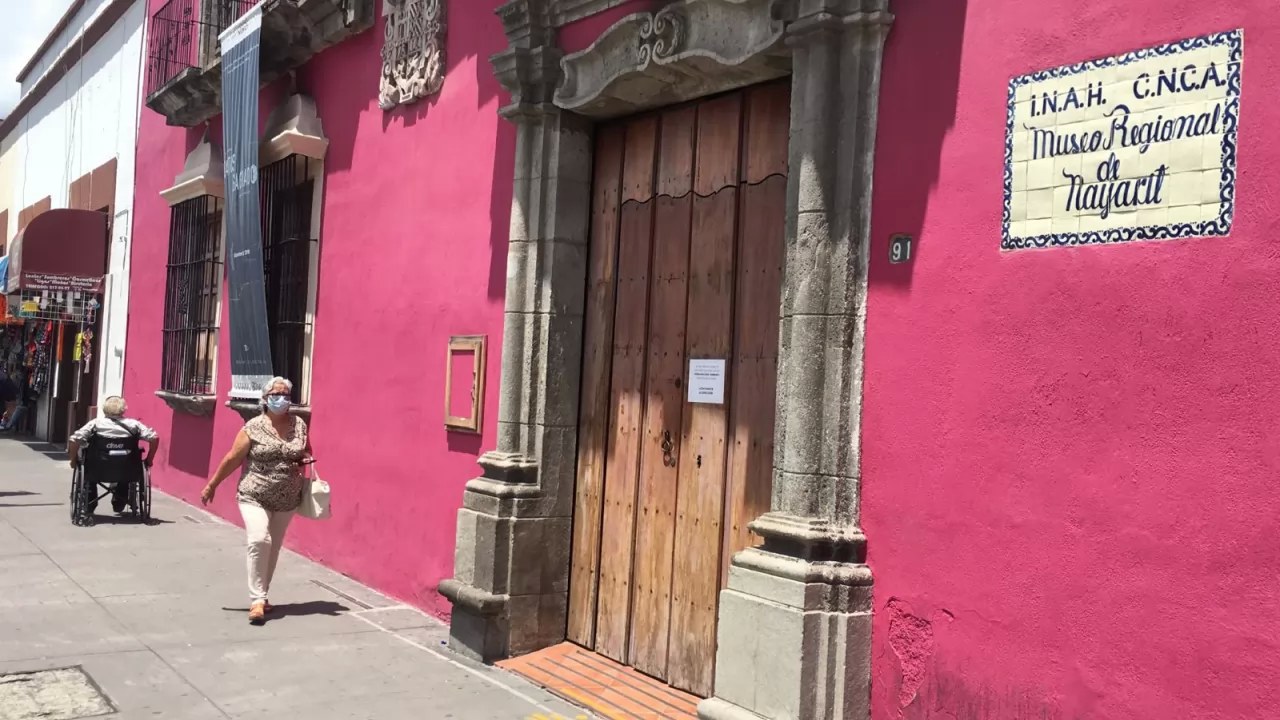 Cierran sus puertas los museos de Tepic ante semáforo rojo