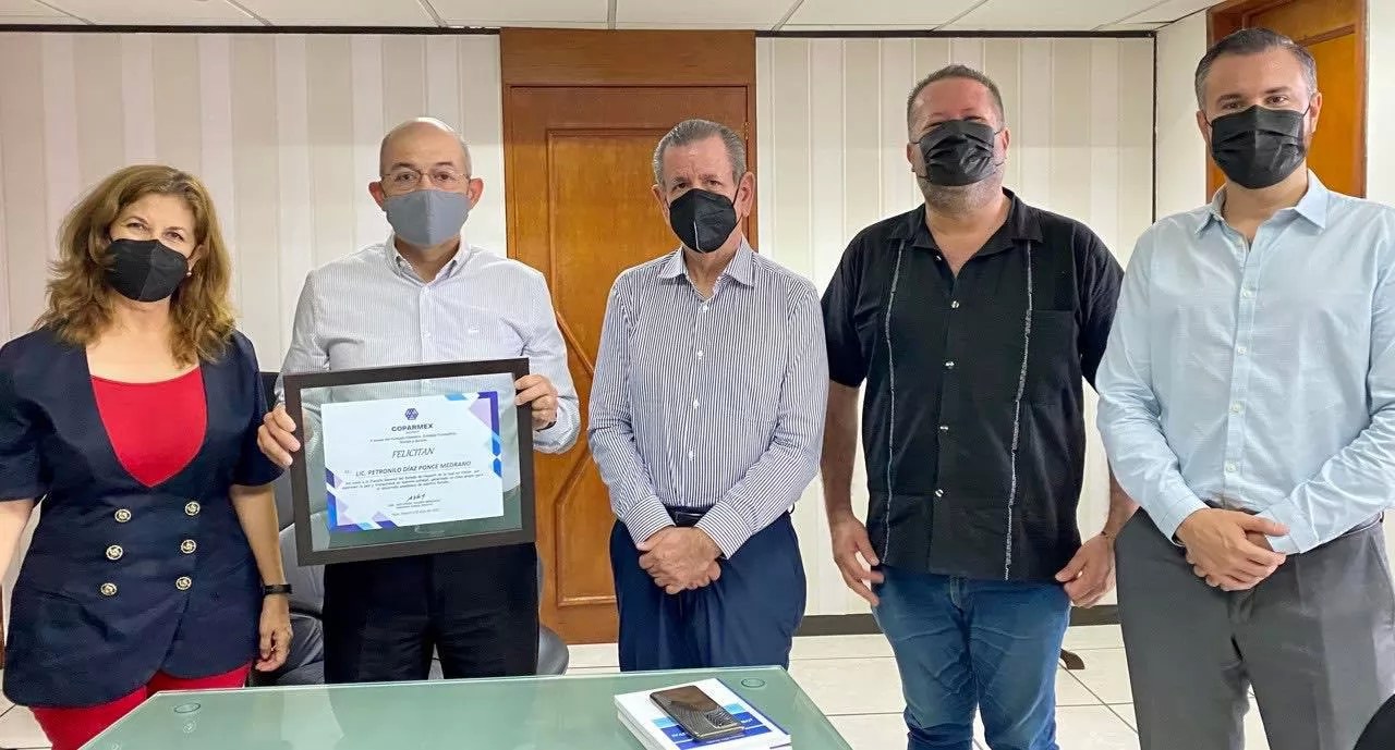 Reconoce Coparmex Nayarit labor del Fiscal Petronilo Díaz