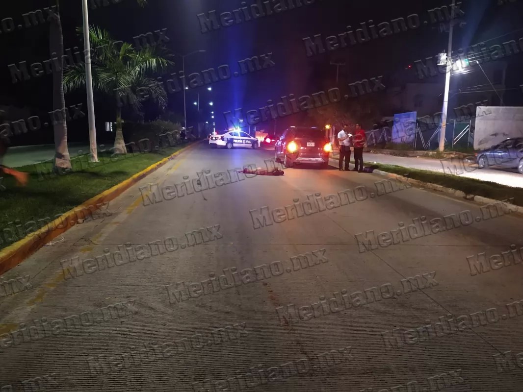 ¡indigente murió atropellado!