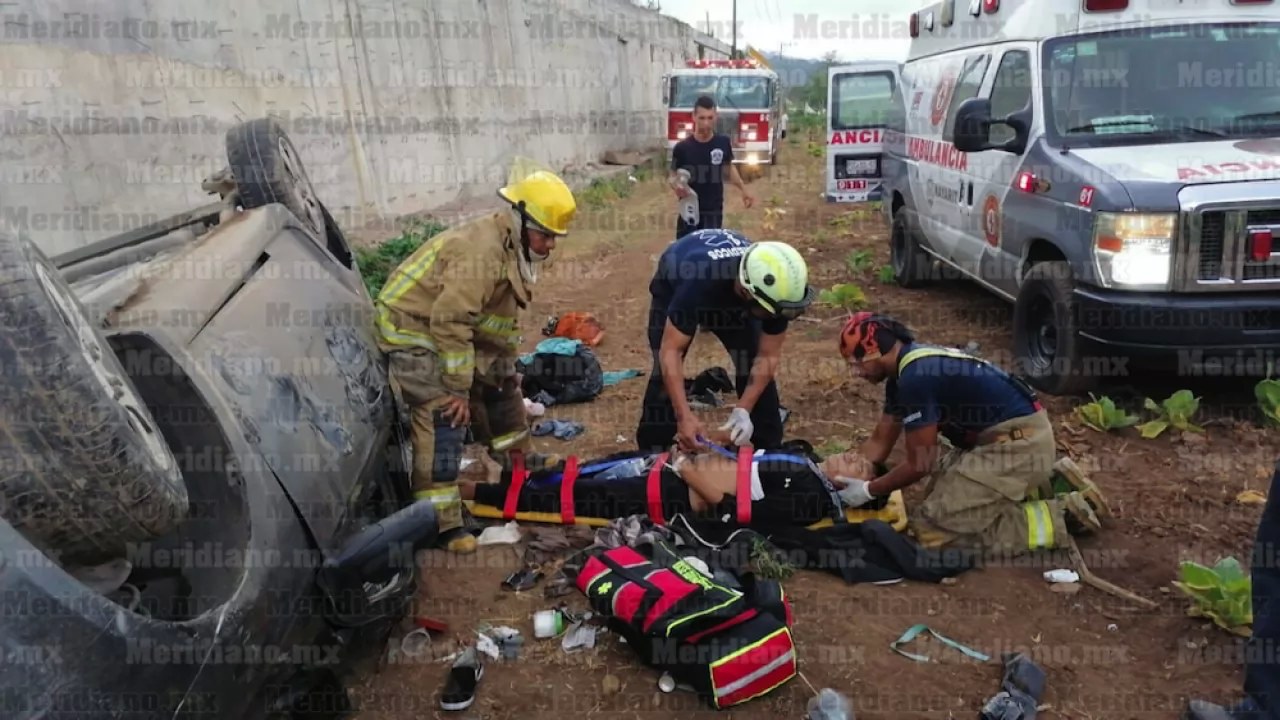 ¡terrible volcadura en la puerta de lima!