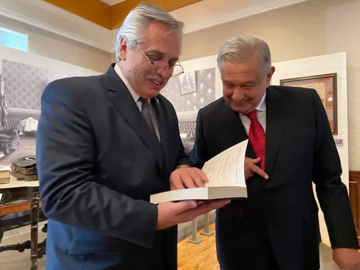 AMLO transmite buenos deseos a Alberto Fernández: “Deseo te recuperes pronto”