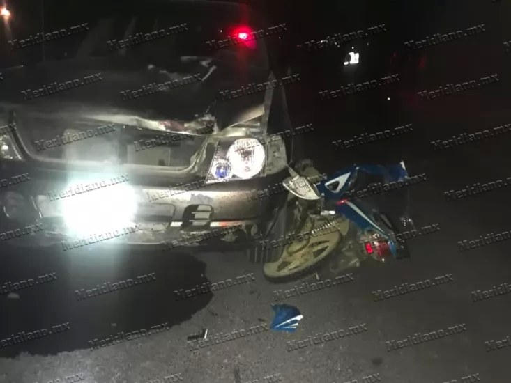 Motociclista pierde la pierna tras accidente en Xalisco