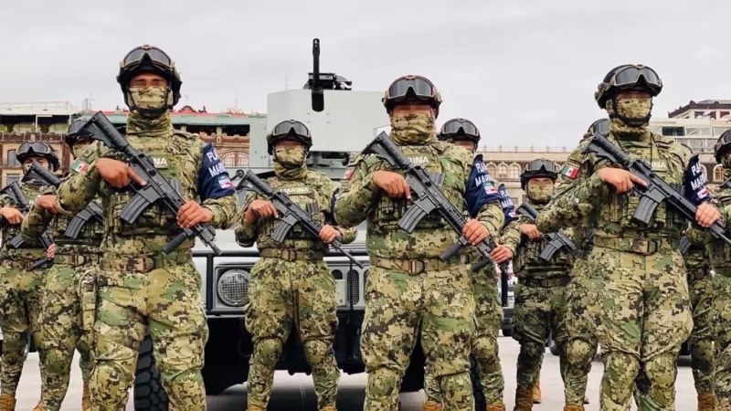 30 marinos fueron puestos a disposición de la FGR por desaparición forzada