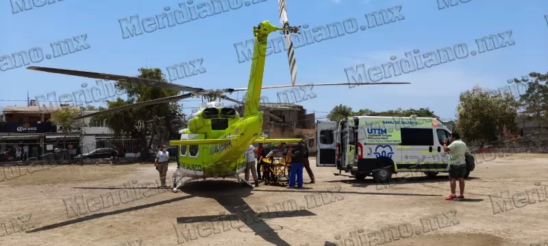 ¡trasladan niña grave a guadalajara!