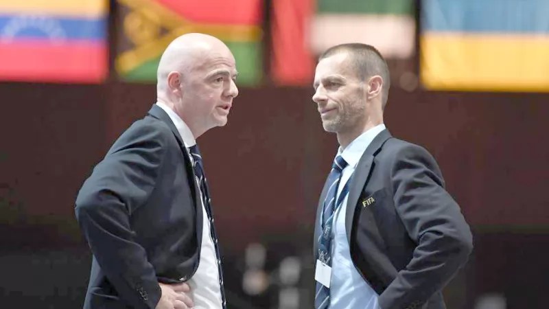 Recado de Infantino a Ceferin: “Hay que tener cuidado al hablar de sanciones por la Superliga”