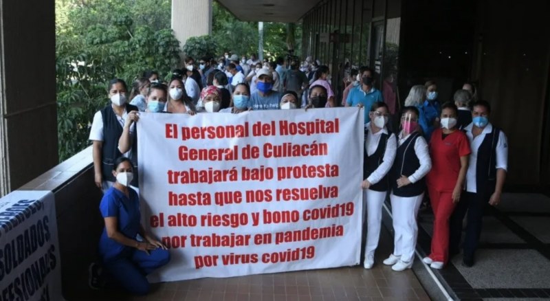 Culiacán. Personal de Salud trabajará bajo protesta hasta que resuelvan sus peticiones