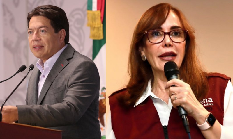 Morena. Yeidckol Polevnsky declara su apoyo a Mario Delgado