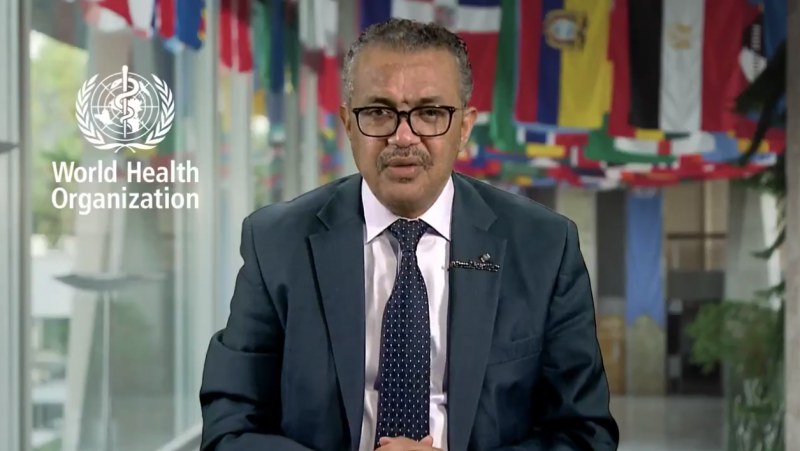Director de la OMS aislado por contacto con positivo de Covid-19
