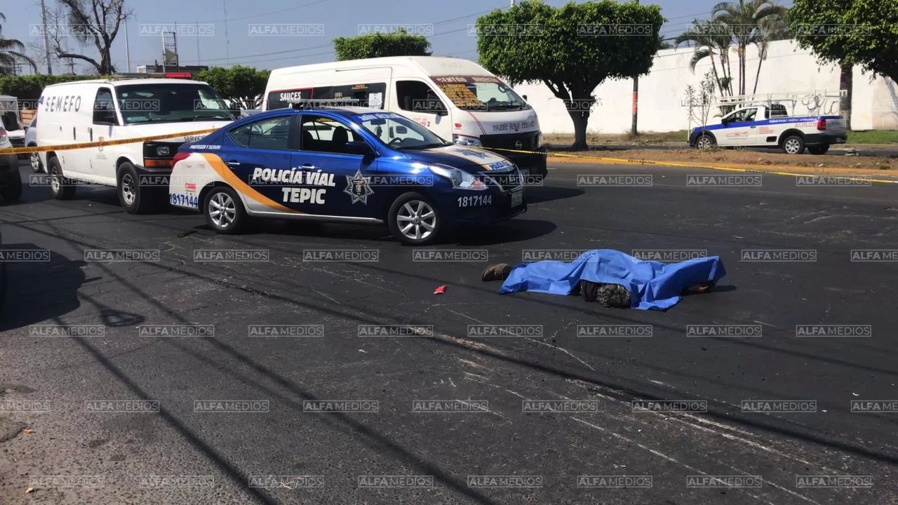 Sin vida al impactarlo un mololoa en av insurgentes