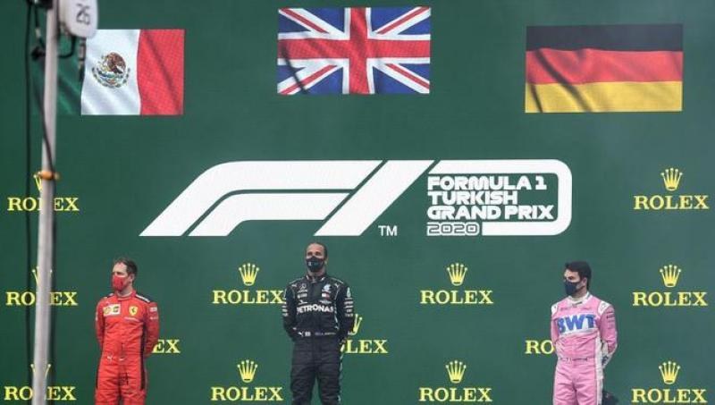 Turquía intercambia las banderas de Vettel y Pérez