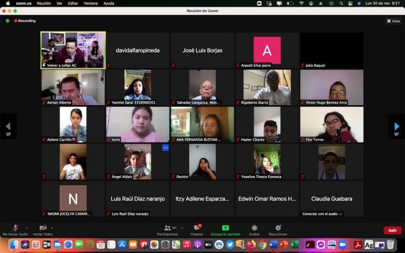 SEPEN brindó conferencia musical virtual a favor de una juventud libre de drogas
