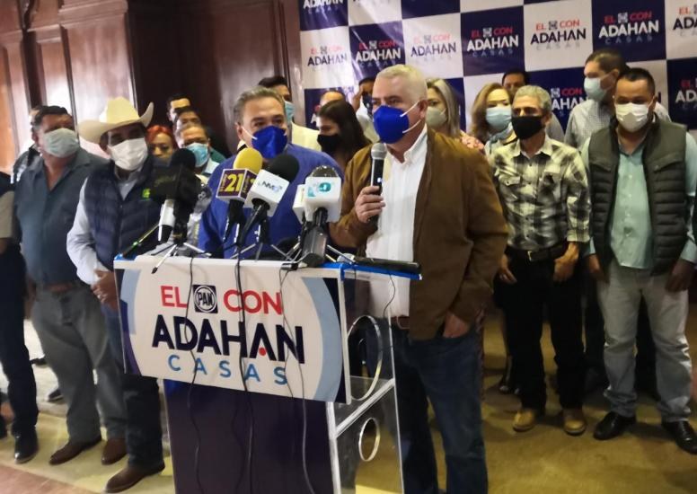 Panistas cierran filas con el proyecto de Adahan Casas para el 2021