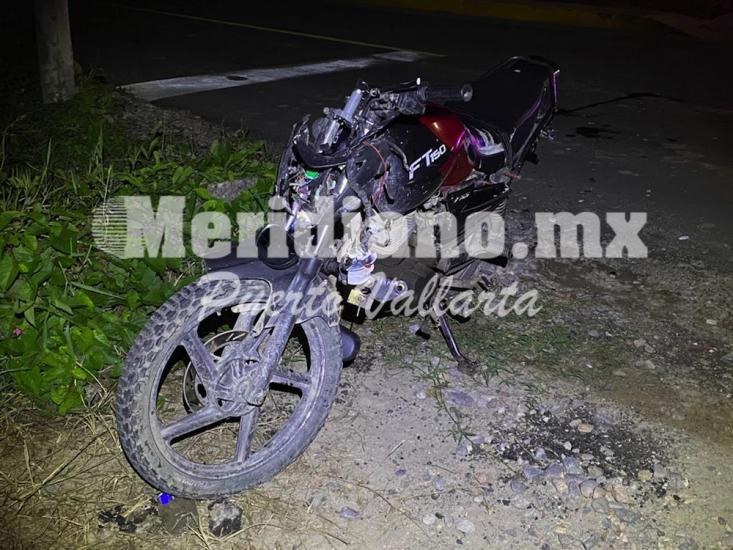 En san vicente, motociclista… ¡chocó con una vaca!