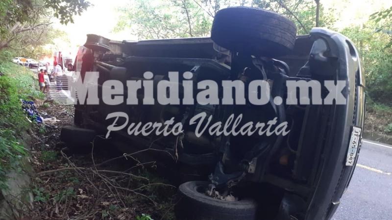 Vecinos de san rafael de los morenos… ¡lesionados en volcadura!