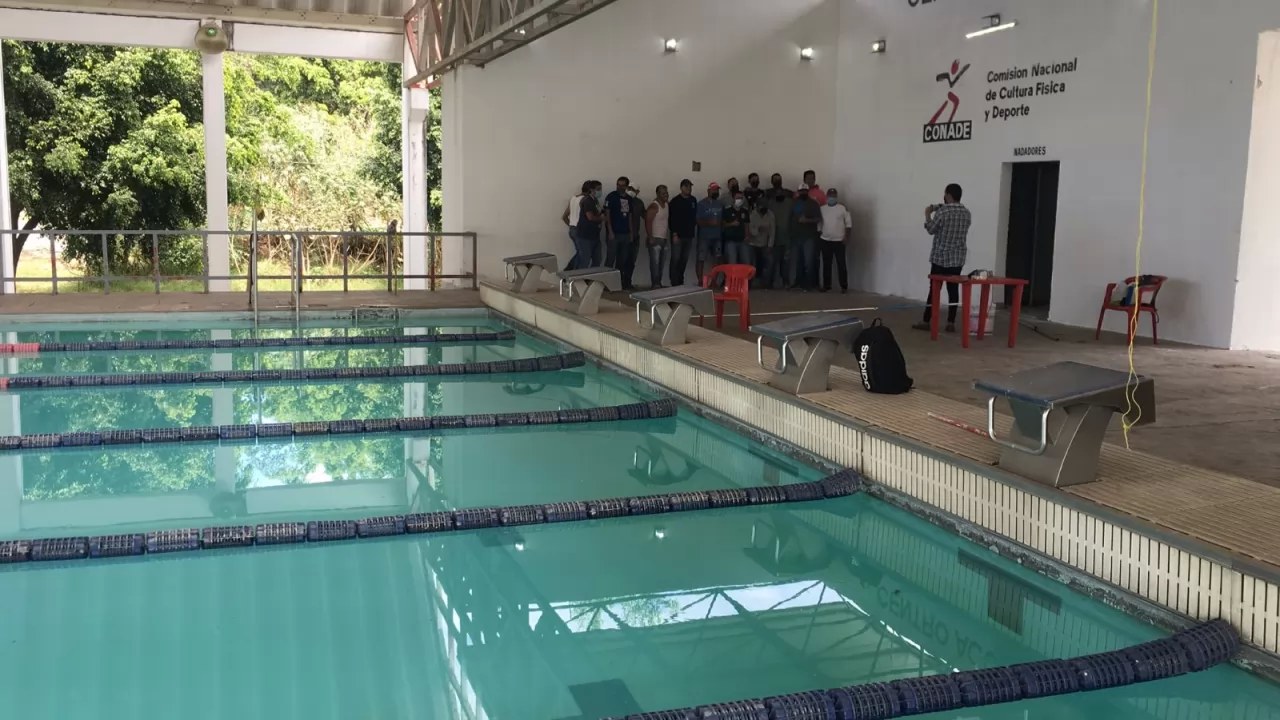 Rescata Gobierno Estatal el Centro Acuático de Tepic