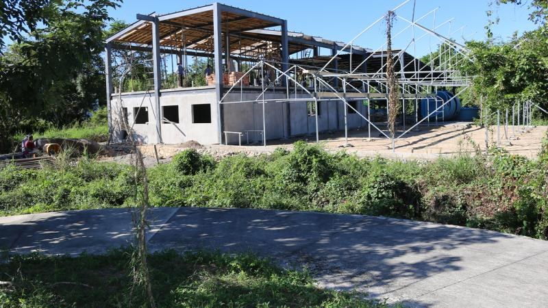 En Proceso la Tercera Etapa de Obra Edificio de Acuicultura