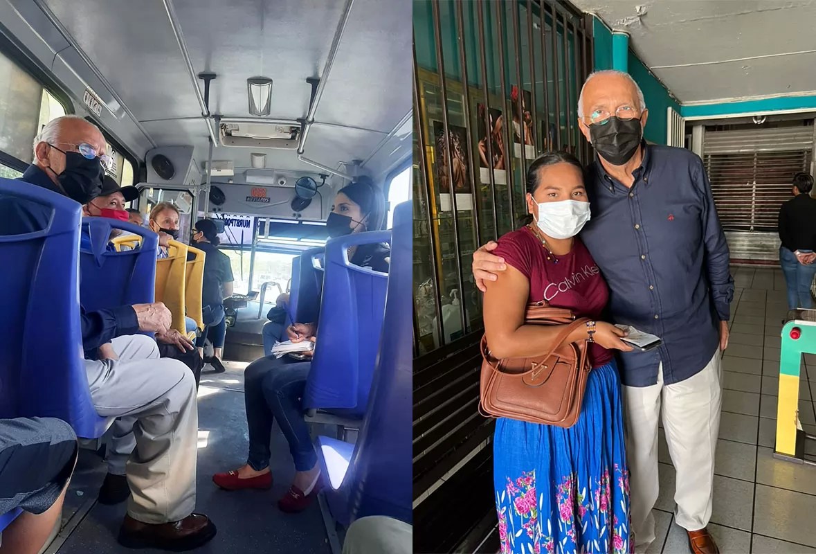 Verifica Gobernador que negocios y transporte cumplan medidas