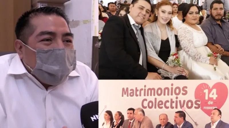 Se analiza reagendar bodas colectivas; si el semáforo epidemiológico lo permite