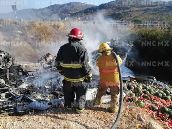 Muere calcinado tras brutal accidente en la Jala-Compostela