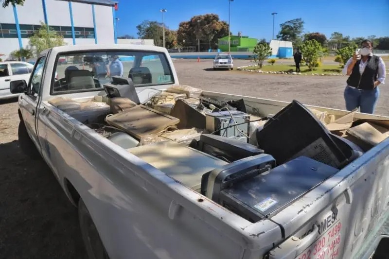 Gobierno de Bahía ha Recabado 25 Toneladas de Residuos Electrónicos