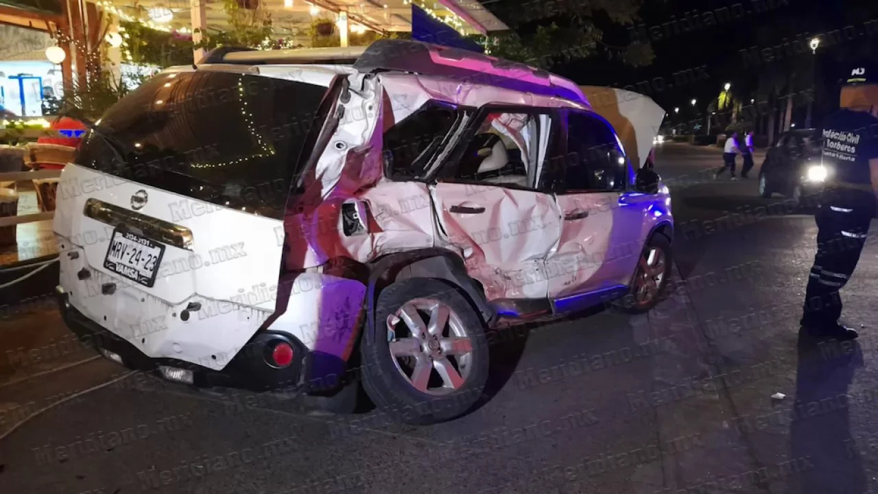 Reguero de heridos tras choque impresionante en Fluvial