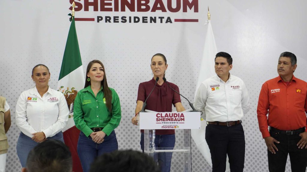 claudia sheinbaum tepic nayarit