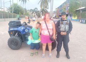 Labores coordinadas de SSPC y SEMAR permite reintegrar a menor con su familia